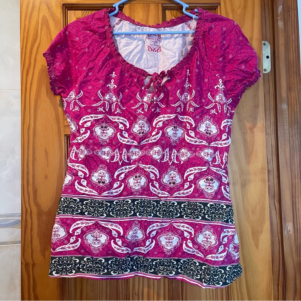 Bugle Boy Peasant Blouse